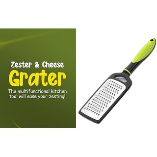                       S.S.B Stainless Steel Cheese Grater for Cheese,Ginger Slicer, Vegetable, Fruit Grinder (G) (Multicolor- 1 Pcs)                                              