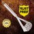 S.S.B Stainless Steel Potato Vegetable Pav Bhaji Masher Smasher with Long Handle and Hanging Lid (Set of 2)