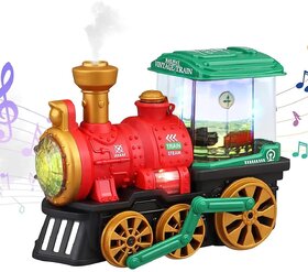Light Muisc Spray Train Set Toy-1Pc