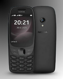 (Refurbished) Nokia 6310 (Dual SIM, 2.8 Inch Display, Black) - Superb Condition, Like New