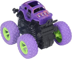 Mannat Small Off Road 4x4 Car, Mini Sports Super Car, Pull Back Toy, Toy for Kids to Play in Home, Set of 1 (Purple)