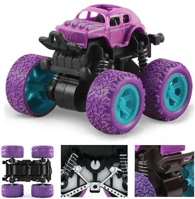 S.K.  Small Off Road 4x4 Car, Mini Sports Super Car, Pull Back Toy, Toy for Kids to Play in Home, Set of 1 (Purple)