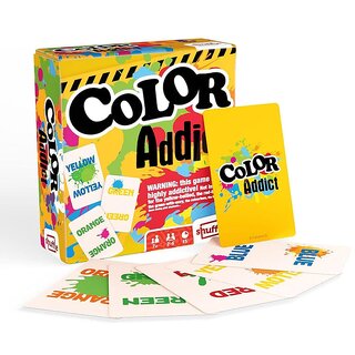                       S.S.B  Shuffle Color Addict Card Game, Cards Game for 7+ years kids, Set of 1 (110 Colourful Cards)                                              