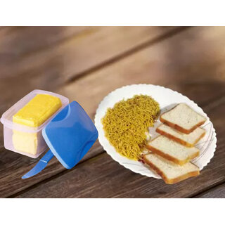                       Mannat Butter Storage Dish Keeper with Sealed Plastic Lid Cheese  Butter Keeper Container Case  Kitchen  Refrigerator.                                              