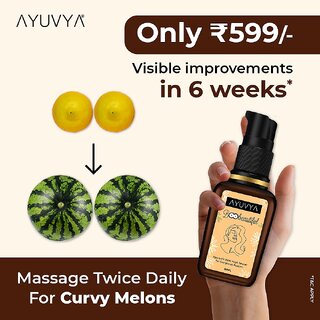                       Ayuvya Massage Oil for Women, Natural Herbal, No Paraben  Chemical, 50ml                                              