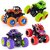 Mannat Small Off Road 4x4 Car, Mini Sports Super Car, Pull Back Toy, Toy for Kids to Play in Home, Set of 4 (Multicolor)