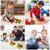 Mannat Small Off Road 4x4 Car, Mini Sports Super Car, Pull Back Toy, Toy for Kids to Play in Home, Set of 4 (Multicolor)