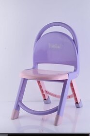 Manav Enterprises Plastic Folding Baby Chair For Kids (Purple)