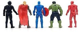 Manav Enterprises Super Hero Figure Toys For Kids (Multicolor)