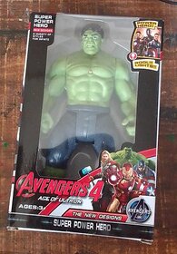 Manav Enterprises Hulk Avenger Super Heros Action Figyre Toys For Kids (Multicolor)