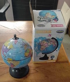 Manav Enterprises World Globe For Learning Purpose (Multicolor)