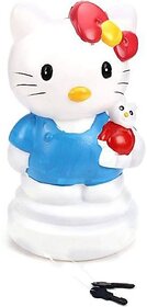 Hmv Large Hello Kitty Money Saving Bank, Coin Holder, Piggy Bank For Kids Sr Blue)