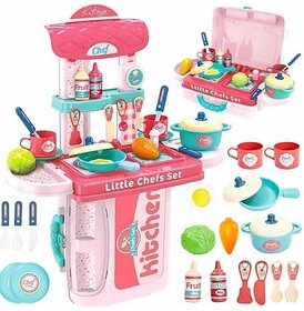 Hmv Mini Kitchen Play Set For Kids