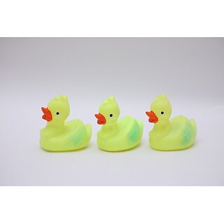Manav Enterprises Duck (3 Pcs) Squeezy Toys Bath Toy (Multicolor)