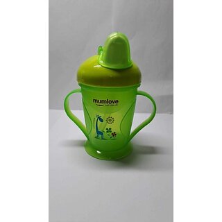 Manav Enterprises Baby Sippers, Bottles For Kids And Babies - 200 Ml (Green)