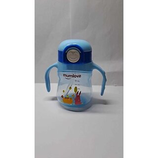 Manav Enterprises Baby Sippers, Bottles For Kids And Babies - - 300 Ml (Blue)