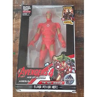                       Manav Enterprises Iron Man Marvel Avengers Hero Action Figure Toys For Kids (Multicolor)                                              
