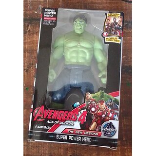                       Manav Enterprises Hulk Marvel Avengers Hero Action Figure Toys For Kids (Multicolor)                                              