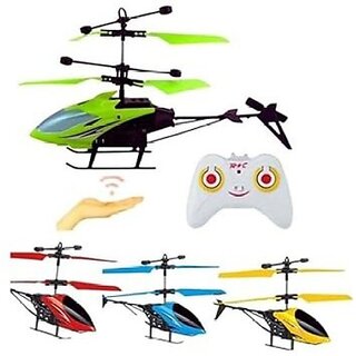 Manav Enterprises Remote Control Flying Helicopter Toy For Kids (Multicolor)