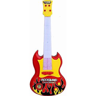 Manav Enterprises Electric Guitar Musical Toys For Kids (Multicolor)
