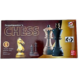                       Hmv Grand Master Chess Set For Kids Board Game Accessories Board Game                                              