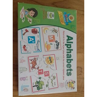 Manav Enterprises Alphabets Jigsaw Puzzle For Kids (90 Pieces)