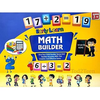                       Hmv Math Builder Set For Kids (Multicolor)                                              