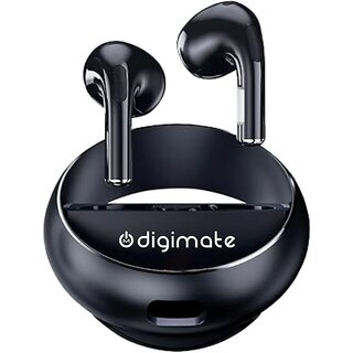 Digimate Ringpods Earbuds With Charging Case 40 Hours Play Time Bluetooth Version 5.1 With MIC (DG-EP04, Black). Digimate Ringpods Earbuds With Charging Case 40 Hours Play Time Bluetooth Version 5.1 With MIC (DG-EP04, Black).