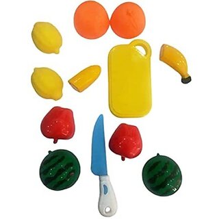 Hmv Fruit  Vegetable Realistic Sliceable Chopper Play Kitchen Toy Set For Kids