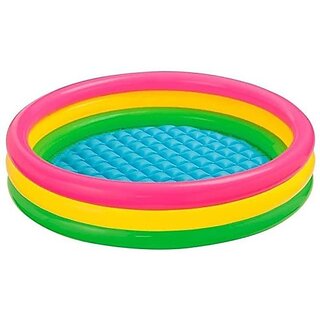                       Manav Enterprises Big Size Inflatable Swimming Pool For Kids - 5 Feet Inflatable Swimming Pool (Multicolor)                                              