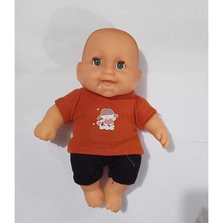                       Manav Enterprises Cute Boy Small Doll For Kids (Multicolor)                                              