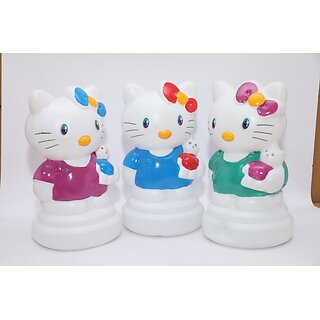 Manav Enterprises Hello Kitty Bank Piggy Money Bank Combo Of 3 Coin Bank (Multicolor) Manav Enterprises Hello Kitty Bank Piggy Money Bank Combo Of 3 Coin Bank (Multicolor)