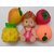 Hmv 6Pcs Fruit Squeezy Toys Bath Toy (Multicolor)