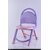 Manav Enterprises Plastic Folding Baby Chair For Kids (Purple)