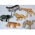 Manav Enterprises Jungle Animal Figure Toys For Kids (Multicolor)