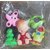 Manav Enterprises 3 Pcs Squeezy And 2 Pcs Rattle Combo Set Toy Rattle (Multicolor)