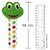 Hmv Froggy Face Rattle Soft Toy With Squeeze Handle For Squeaky Sound Rattle (Green)