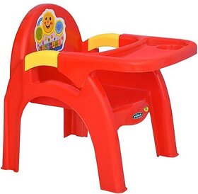 Manav Enterprises Feeding Chair With Table Plastic Chair (Finish Color - Multicolour, Pre-Assembled)
