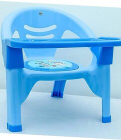 Manav Enterprises Feeding Chair With Table Plastic Chair (Finish Color - Blue, Pre-Assembled)