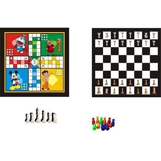                       Manav Enterprises Ludo And Chess Educational Board Games Board Game                                              