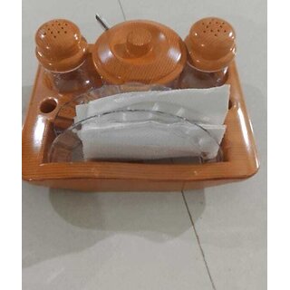                       Condiment Set Salt  Pepper Set (Plastic)                                              