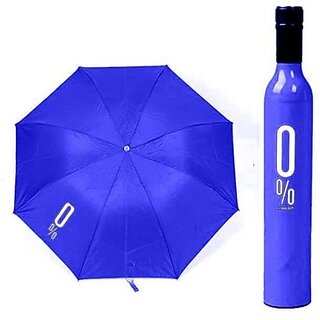                       Manav Enterprises Bottle Umbrella For Rain Portable And Compact Umbrella For Travel Umbrella (Green)                                              