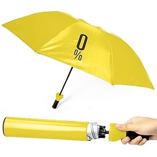 Manav Enterprises Bottle Umbrella For Rain Portable And Compact Umbrella For Travel Umbrella (Yellow)
