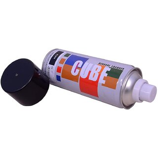                       Sunriders Cube Aerosol Multi Purpose Spray Paint 400 ML -Shine Black                                              