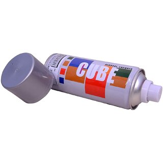                       Sunriders Cube Aerosol Multi Purpose Spray Paint 400 ML -Silver                                              