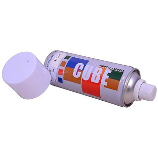                       Sunriders Cube Aerosol Multi Purpose Spray Paint 400 ML -White                                              