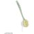 2 IN 1 loofah with handle back scrubber Bath Brush with Soft Comfortable Bristles And Loofah with Long handle - Double Sided Bath Brush Scrubber (Multi colors) (Pack of 1)