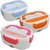 Manav Enterprises 200 G 2 Compartments (Steamer Lunch Box)