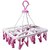 Plastic Wall Cloth Dryer Stand Plastic Cloth Drying Stand Hanger With 32 Clips/Pegs, Cloth Clips Plastic Hanger (1 Tier)