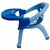 Manav Enterprises Feeding Chair With Table Plastic Chair (Finish Color - Blue, Pre-Assembled)